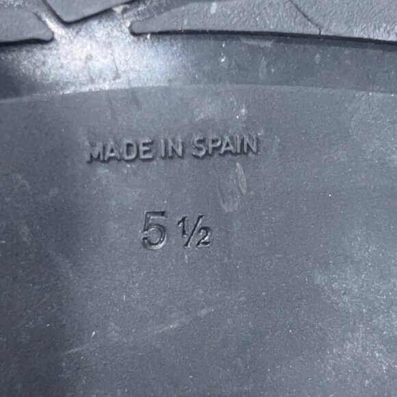 Stuart Weitzman Suede Over The Knee Boots Size 5.5 Black Block Heel - Picture 6 of 15